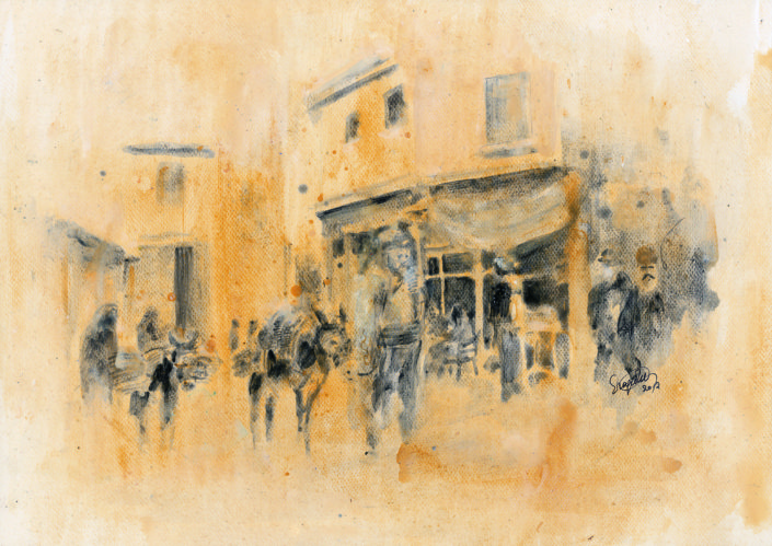 street view, 10/12 -original in possession of Lato Boutique Hotel, Heraklion, Greece)